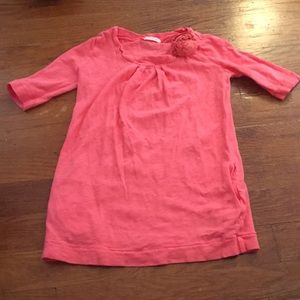 Crewcuts casual dress with pockets and a rose